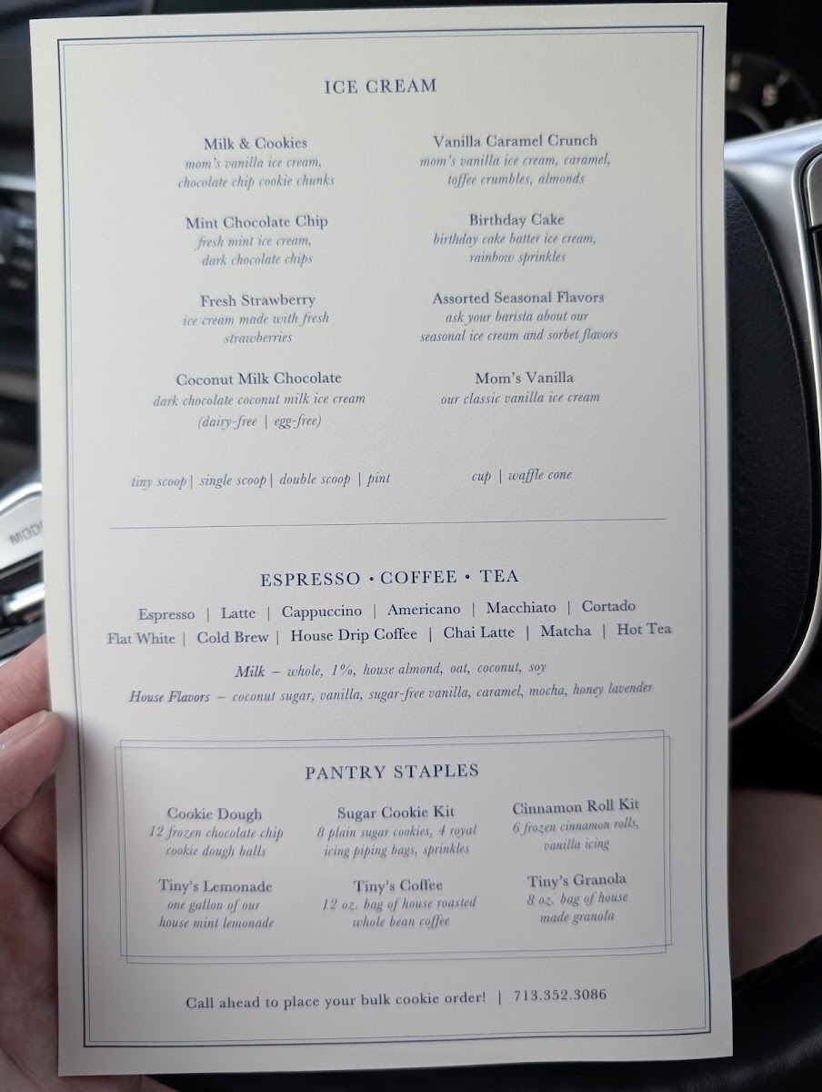Milk & Cookies Menu - Image 2