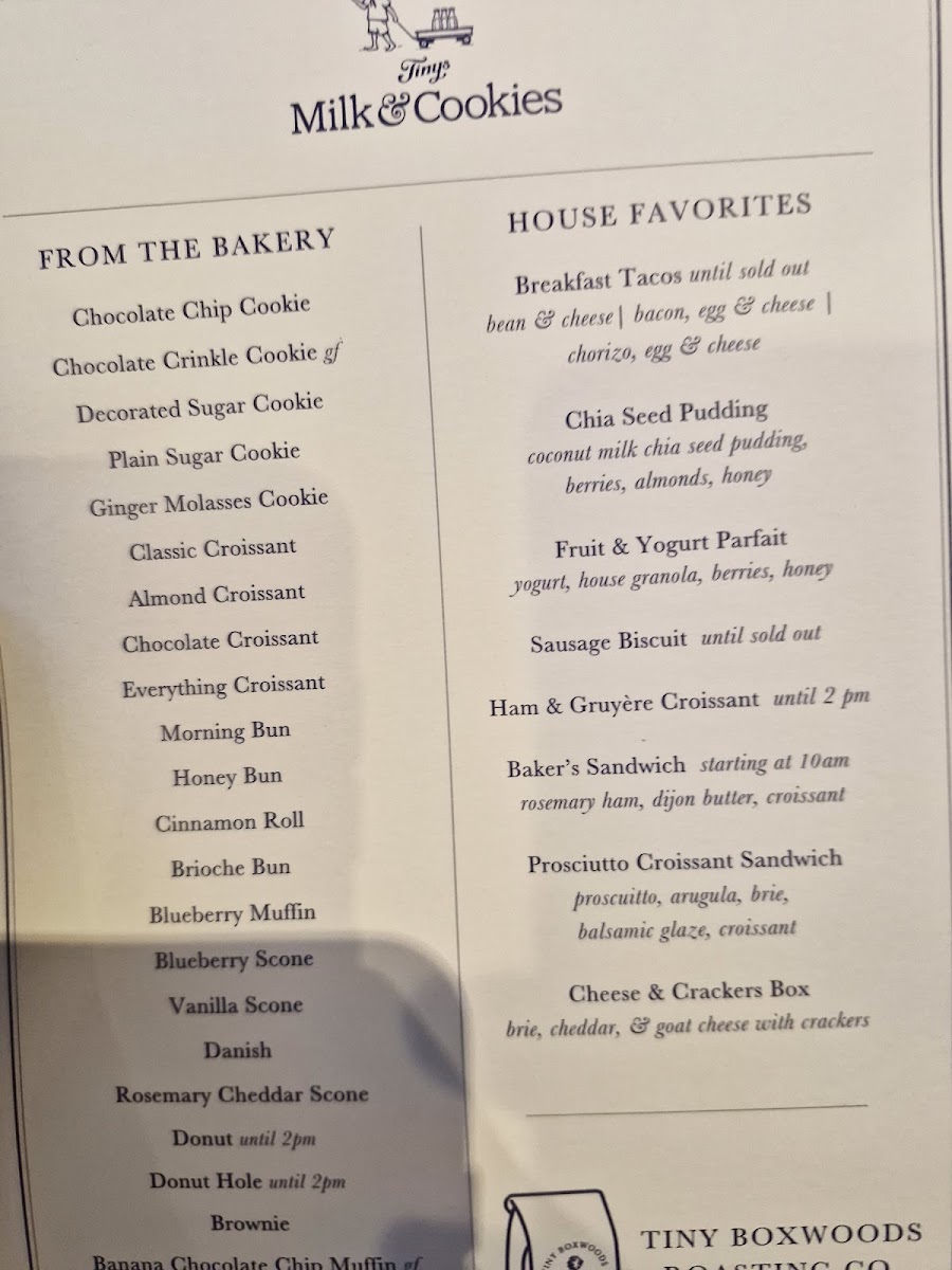 Milk & Cookies Menu - Image 6